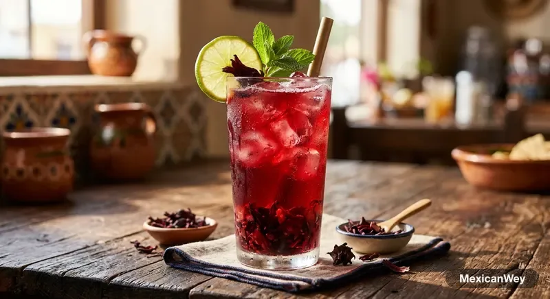 Hibiscus Iced Tea (Agua de Jamaica)