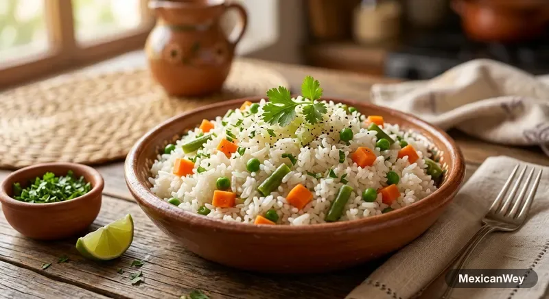 White Rice with Vegetables