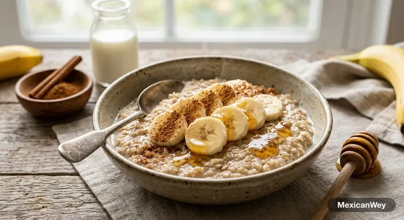 Oatmeal with Banana and Cinnamon