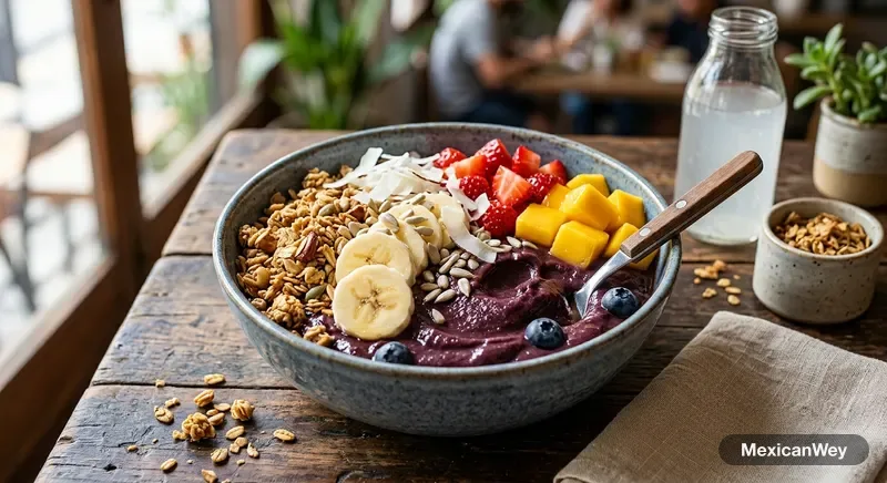 Bowl de Açaí con Granola y Coco