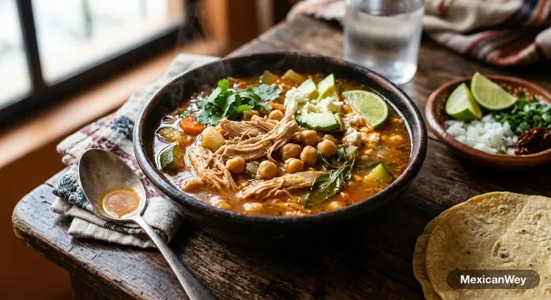 Spicy Chicken Soup (Caldo Tlalpeño)