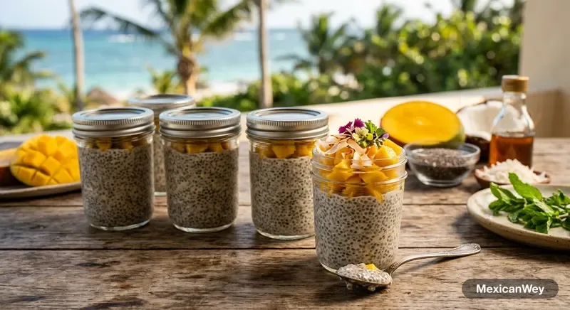 Chia Pudding con Coco y Mango