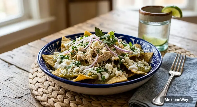 Chilaquiles Verdes con Pollo