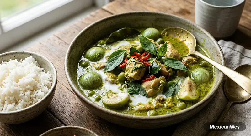 Curry Verde Thai con Pollo