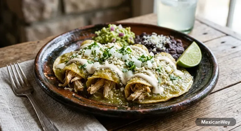 Green Chicken Enchiladas