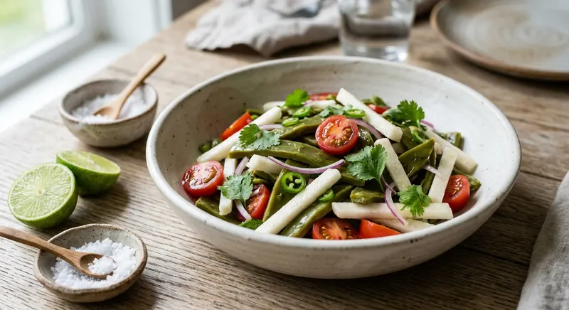 Nopal and Jicama Salad