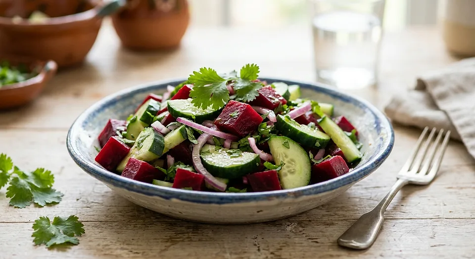 Beet and Cucumber Salad