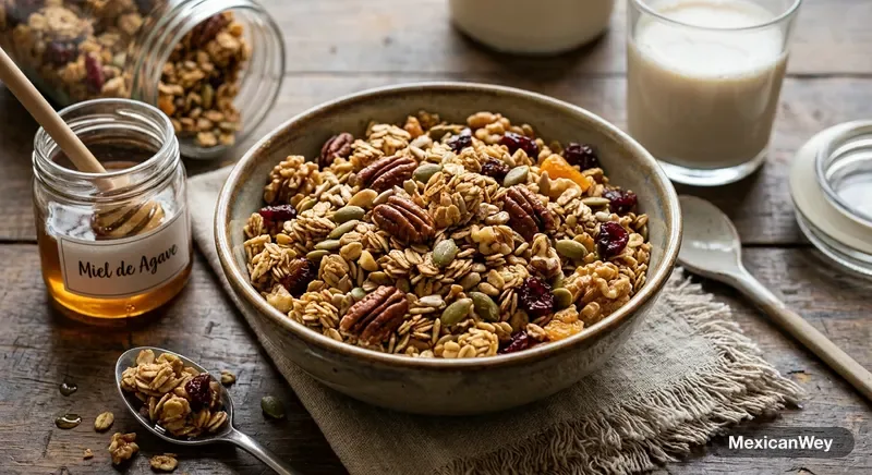 Granola Casera con Miel y Nuez