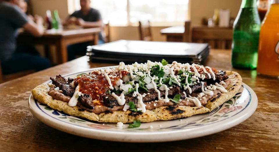 Huarache de Bistec