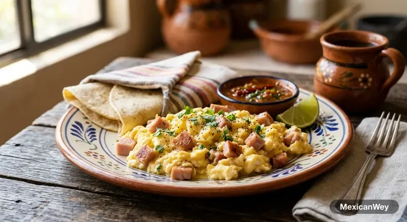 Scrambled Eggs with Ham