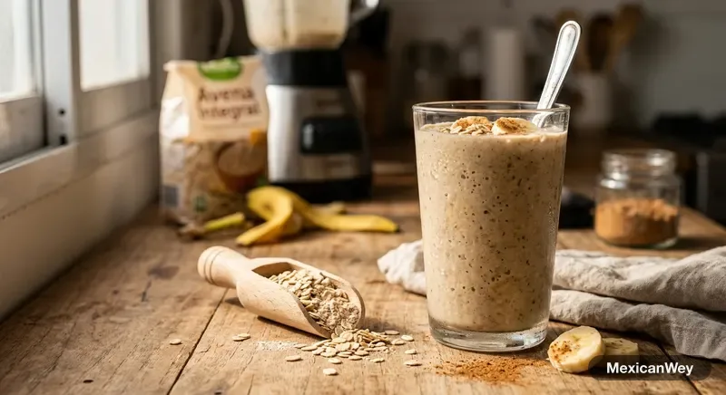 Banana and Oat Protein Smoothie