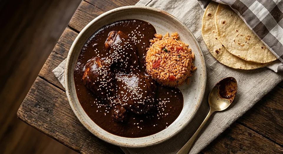 Mole Poblano con Pollo