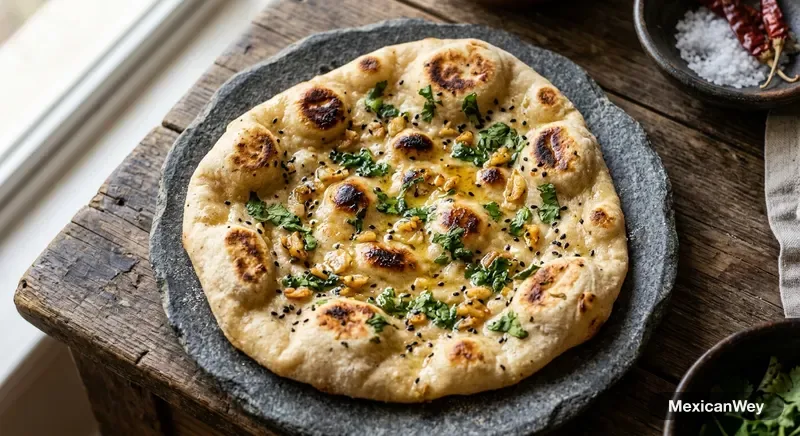 Baked Garlic Naan