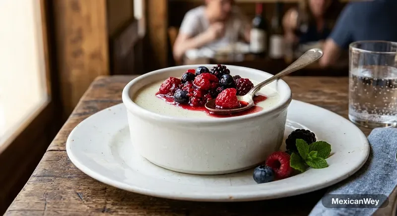 Panna Cotta with Mixed Berries