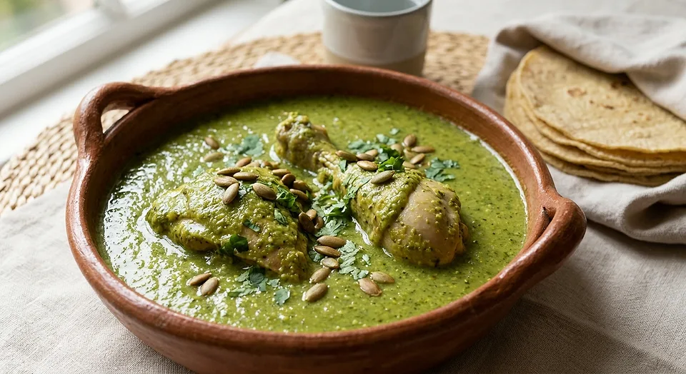 Pipián Verde con Pollo
