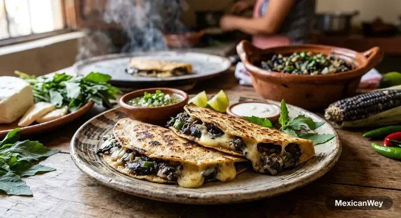 Corn Truffle Quesadillas