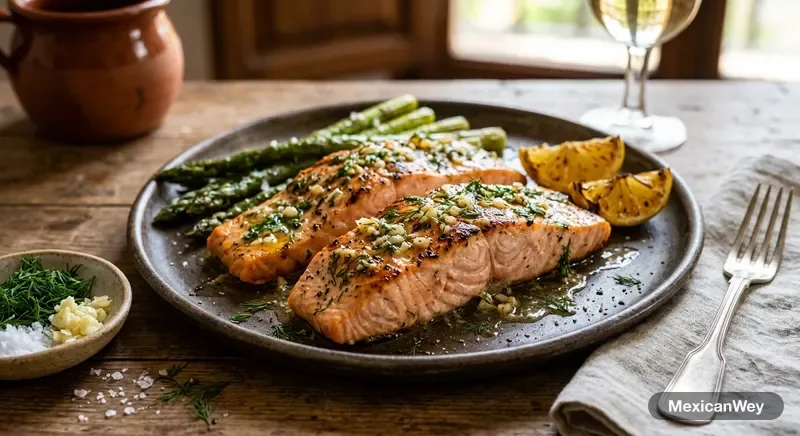 Baked Salmon with Garlic