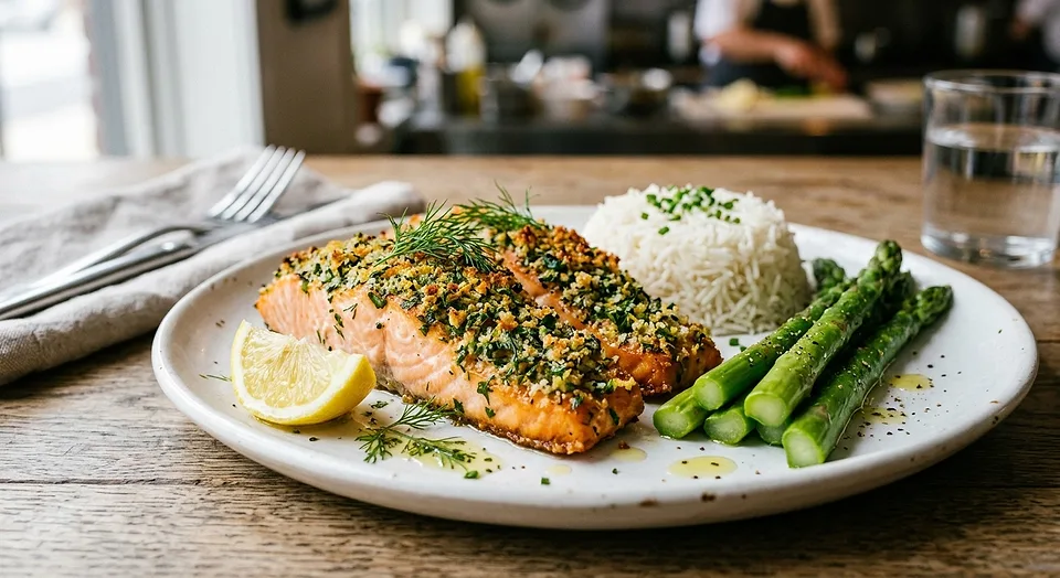 Herb-Crusted Salmon