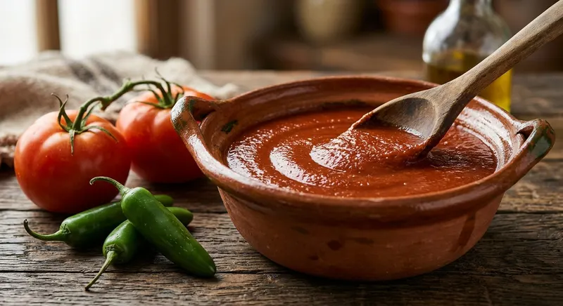 Cooking Salsa Roja