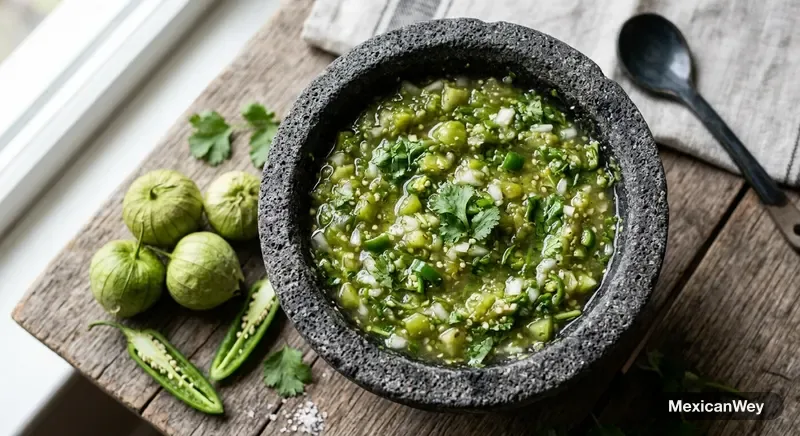 Raw Tomatillo Salsa Verde