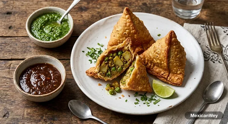 Potato and Pea Samosas