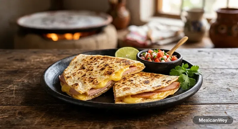 Ham and Cheese Tortilla Melt