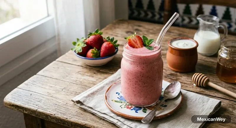 Smoothie de Fresa y Yogurt