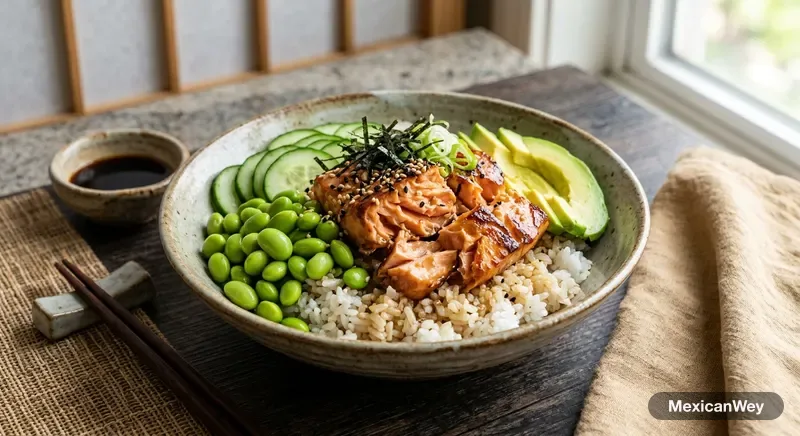 Salmon and Rice Sushi Bowl