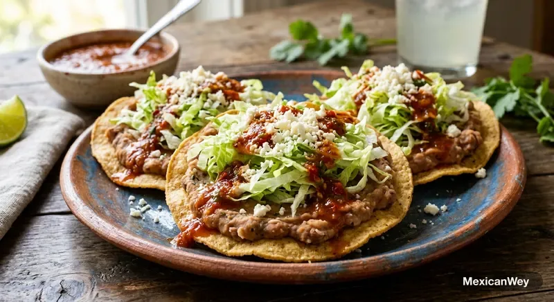 Refried Bean Tostadas